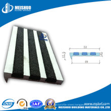 Carborundum Insert Aluminum Stair Nosing